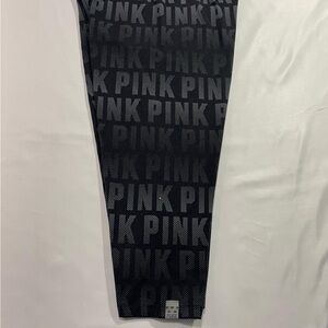 PINK Victoria's Secret Black and Gray Leggings